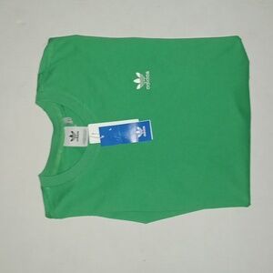 Adidas Originals Trefoil T-Shirt Green Size-L  NWT